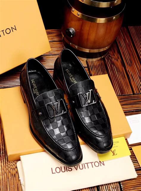 lv black formal shoes|Lv shoes black price.